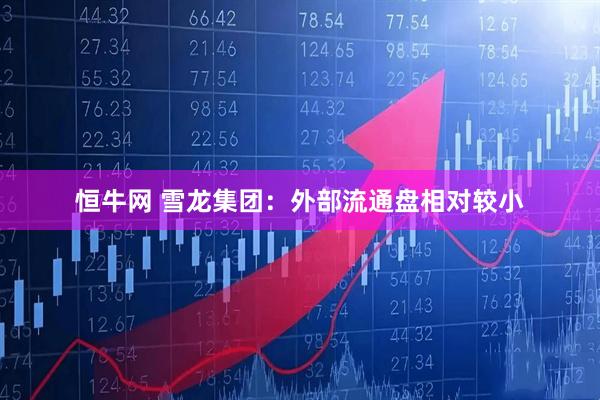 恒牛网 雪龙集团：外部流通盘相对较小