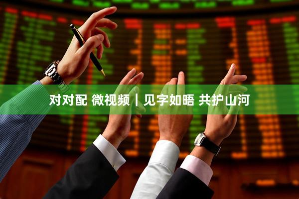 对对配 微视频｜见字如晤 共护山河